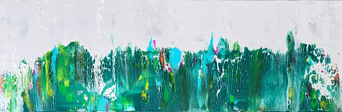 Blooming in the Rain No. 1 by Jennifer Mone Hill