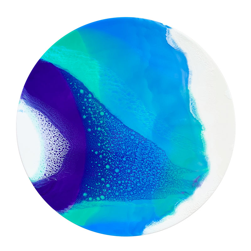 Drift resin art by Jennifer Mone Hill