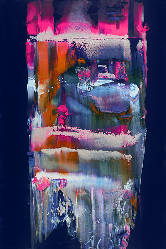 Radiant No. 1 abstract painting by Jennifer Mone Hill