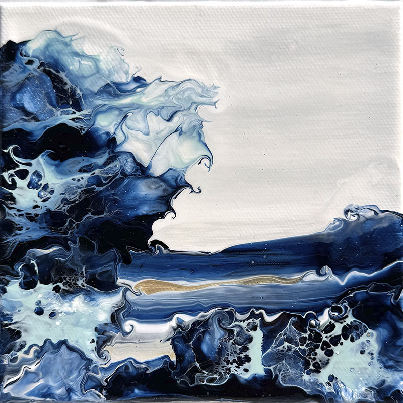 The Wave painting by Jennifer Mone Hill
